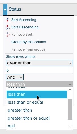 NumericFilter