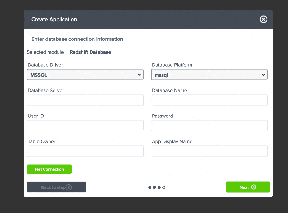 Yurbi AWS Redshift Connection